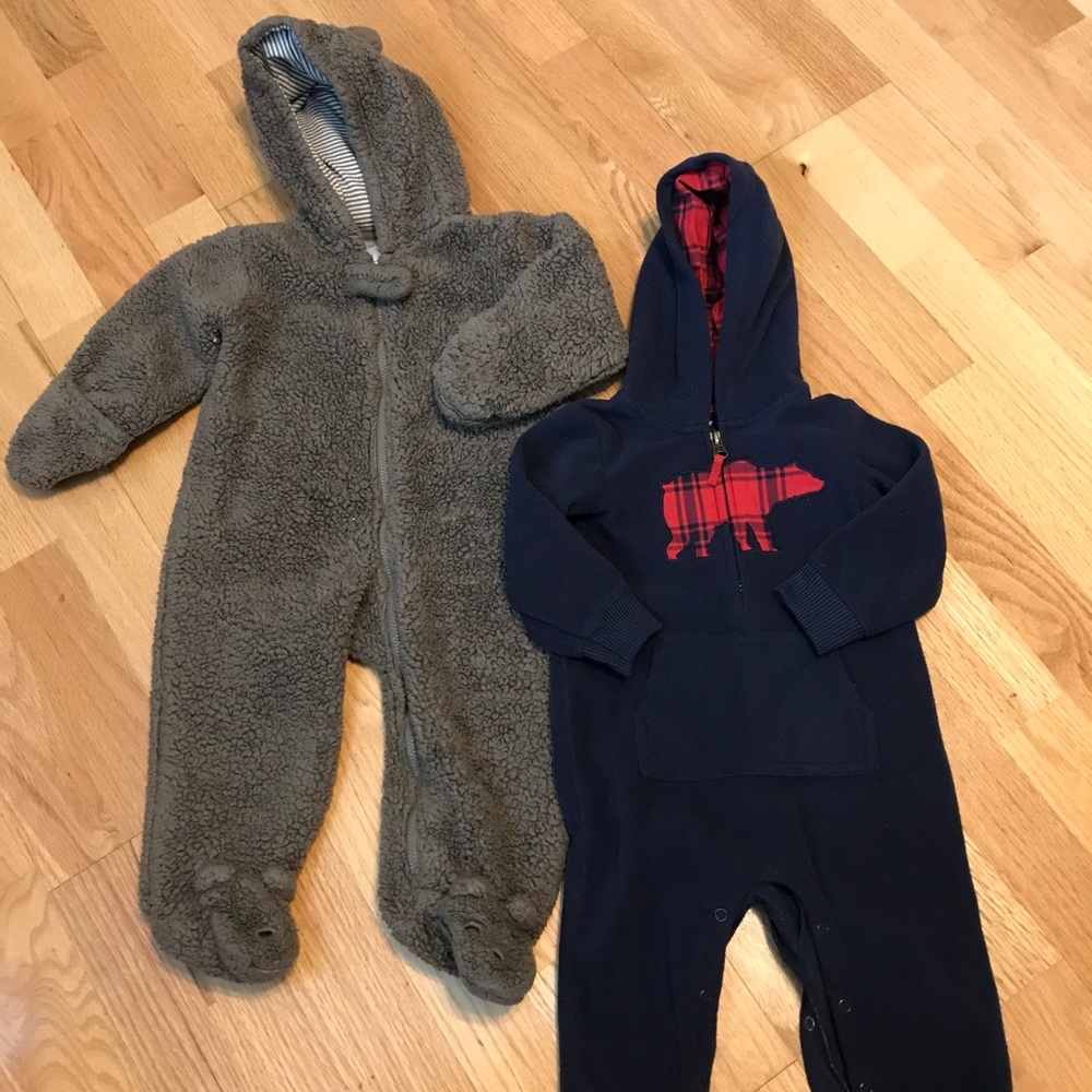 Carters Fleece Suit Bundle